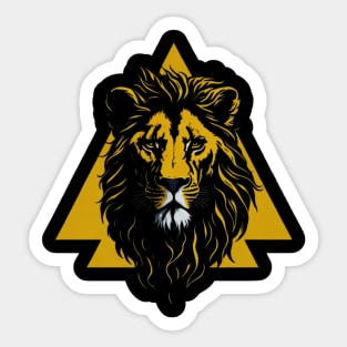 Lion Face Sticker